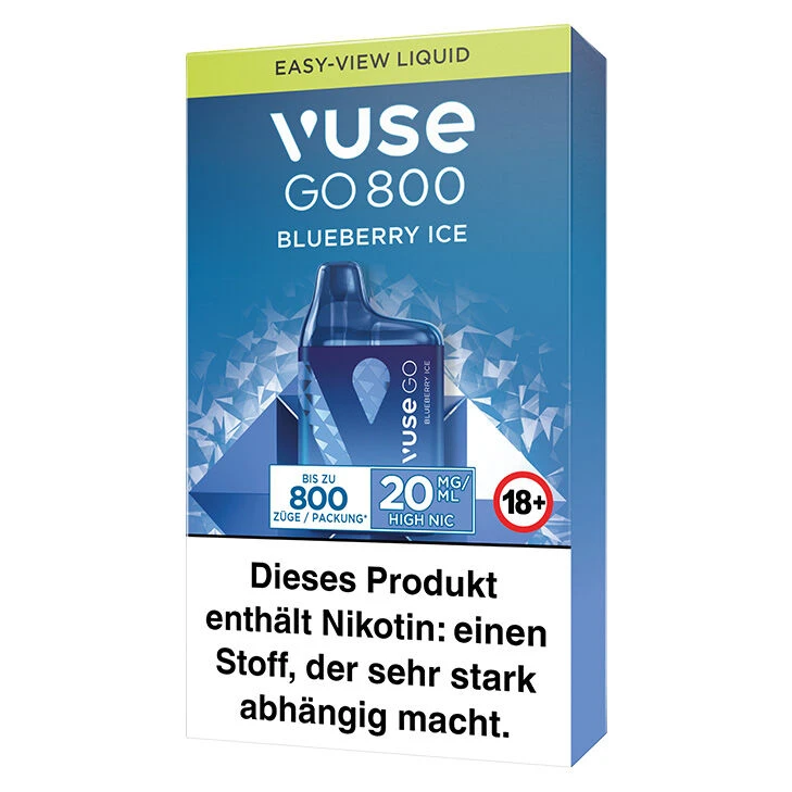 Vuse GO 800 Blueberry Ice 20 Mg Einweg E-Zigarette 4 Vuse GO 800 Blueberry Ice 20 Mg Einweg E-Zigarette – Bild 2