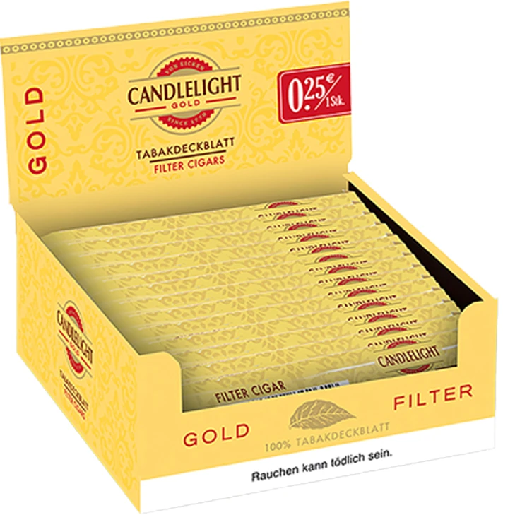 Candlelight Gold Filter 50 Zigarren 3 Candlelight Gold Filter 50 Zigarren