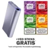 Glo Hyper X2 Air Crisp Purple + Gratis Veo Sticks -Tabak Welt Geschäft glo hyper air crisp purple mit gratis sticks