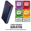 Glo Hyper X2 Air Space Navy + Gratis Veo Sticks -Tabak Welt Geschäft glo hyper air space navy mit gratis sticks