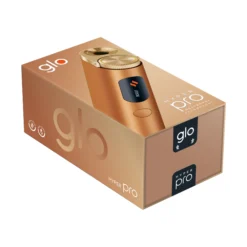 Glo Hyper Pro Amber Bronze -Tabak Welt Geschäft glo hyper pro tabakerhitzerpackung gold