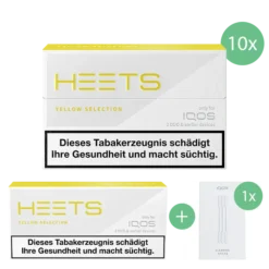 IQOS HEETS Yellow Stange (10er Packung) + IQOS Cleaning Sticks