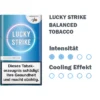 Lucky Strike Balanced Tobacco -Tabak Welt Geschäft lucky strike balanced tobacco info