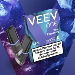 VEEV One Pods Blue Raspberry Multipack 10 Stück -Tabak Welt Geschäft veev20one20pods20multipack20blue20raspberry