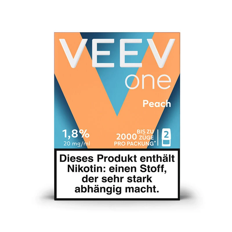 VEEV One Pods Peach Multipack 10 Stück 4 VEEV One Pods Peach Multipack 10 Stück – Bild 2