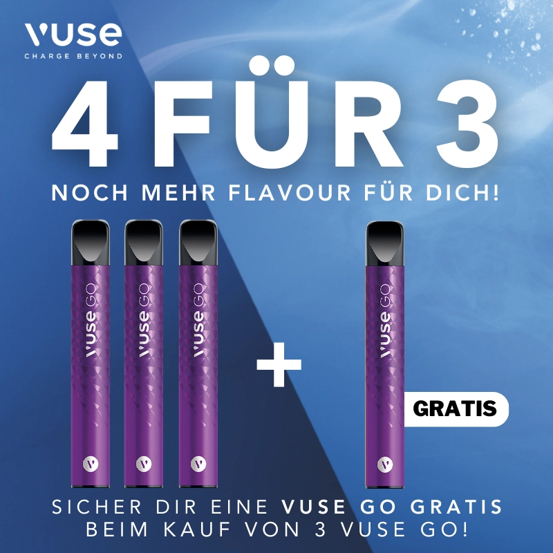 Vuse Go 700 4 Für 3 Grape Ice 3 Vuse Go 700 4 Für 3 Grape Ice