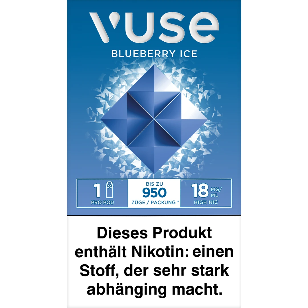 Vuse Pro Pod Blueberry Ice 18 Mg/ml 3 Vuse Pro Pod Blueberry Ice 18 Mg/ml