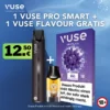 1 Vuse Pro Smart + 1 Vuse Flavour Grape Ice Gratis 2 1 Vuse Pro Smart + 1 Vuse Flavour Grape Ice Gratis -Tabak Welt Geschäft vuse pro smart 1 cap grape ice