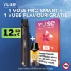 1 Vuse Pro Smart + 1 Vuse Flavour Berry Watermelon Gratis -Tabak Welt Geschäft vuse pro smart 1 cap gratis a